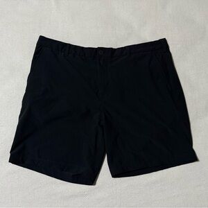 Mizzen + Main Helmsman Shorts Mens 40 Black Performance‎ Stretch Golf 8"